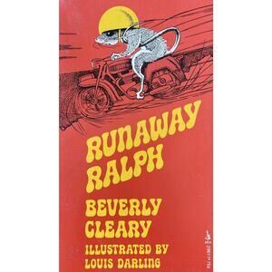 VINTAGE RUNAWAY RALPH 1974 BEVERLY CLEARY Soft Paperback 70s Adventure